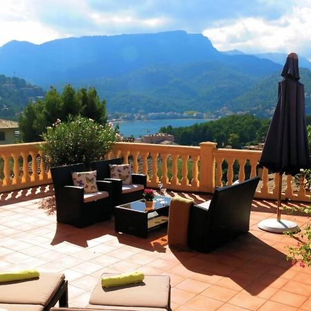 Apartamento En El Puerto De Soller Con Gran Terraza Privada Y Vistas Al Mar. Piscina Comunitaria. Localizado En Un Zona Tranquila Y Muy Soleada. Wifi Gratis Disponible. Parking. Kültér fotó
